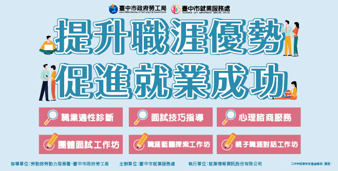 台中市【適性診斷】114年活動宣傳